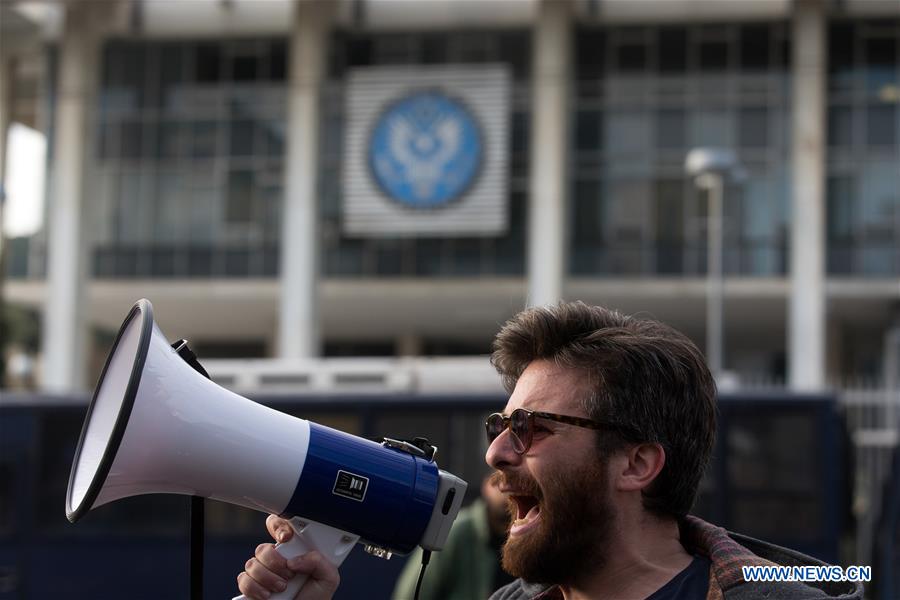 GREECE-ATHENS-DEMONSTRATION AGAINST U.S. AIRSTRIKE