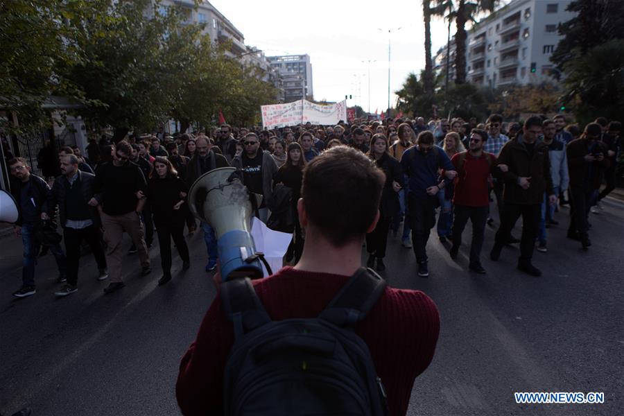GREECE-ATHENS-DEMONSTRATION AGAINST U.S. AIRSTRIKE