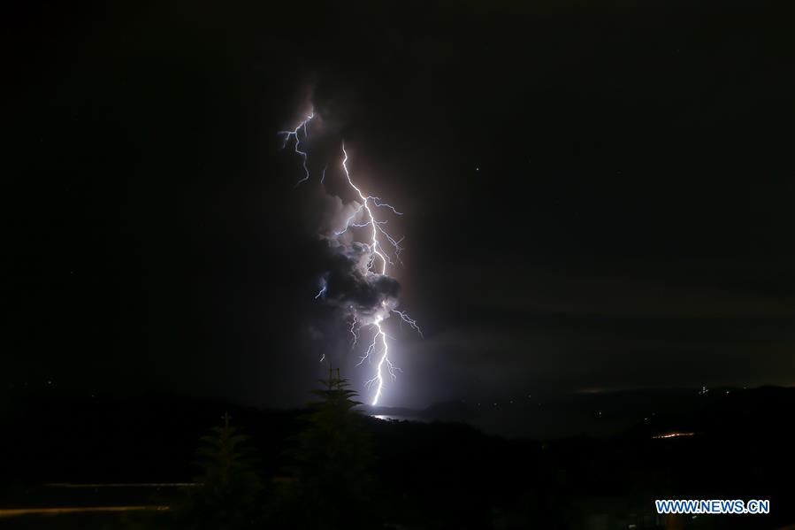 PHILIPPINES-TAAL VOLCANO-ERUPTION