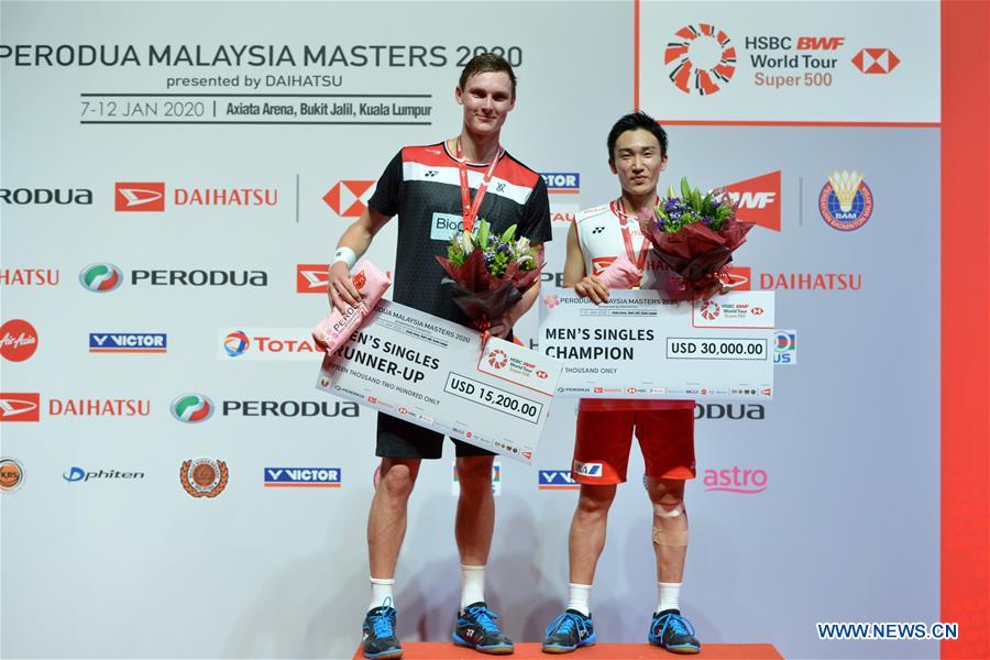 (SP)MALAYSIA-KUALA LUMPUR-BADMINTON-MALAYSIA MASTERS 2020-FINALS