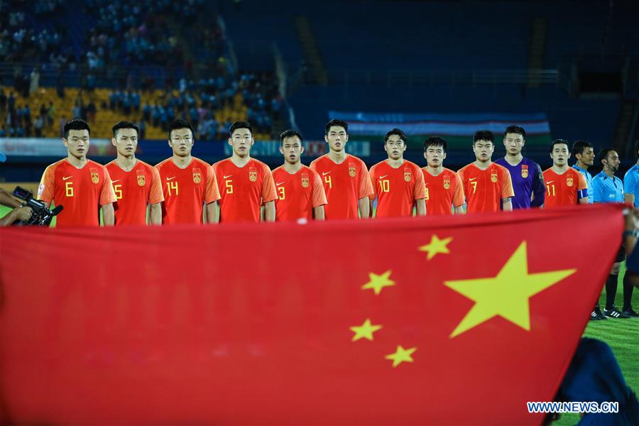 (SP)THAILAND-SONGKHLA-FOOTBALL-AFC U23 CHAMPIONSHIP-CHN VS UZB