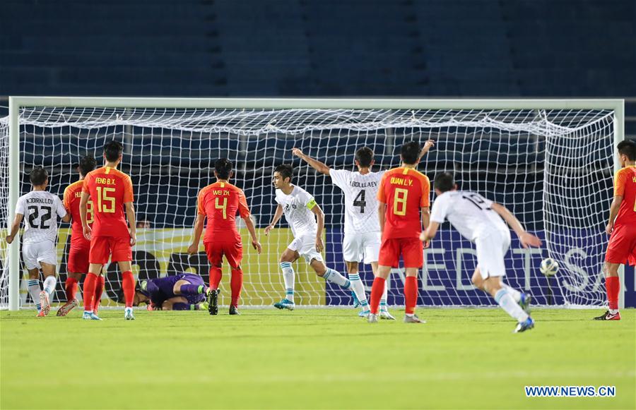 (SP)THAILAND-SONGKHLA-FOOTBALL-AFC U23 CHAMPIONSHIP-CHN VS UZB