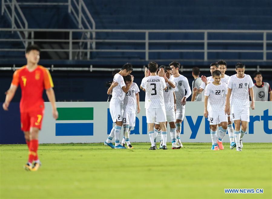 (SP)THAILAND-SONGKHLA-FOOTBALL-AFC U23 CHAMPIONSHIP-CHN VS UZB