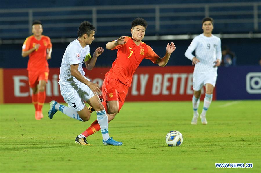 (SP)THAILAND-SONGKHLA-FOOTBALL-AFC U23 CHAMPIONSHIP-CHN VS UZB