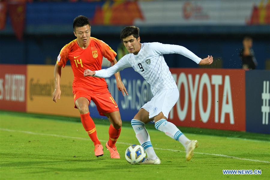 (SP)THAILAND-SONGKHLA-FOOTBALL-AFC U23 CHAMPIONSHIP-CHN VS UZB