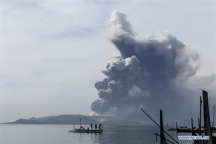 PHILIPPINES-TAAL VOLCANO-ERUPTION