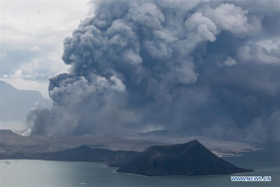 PHILIPPINES-TAAL VOLCANO-ERUPTION