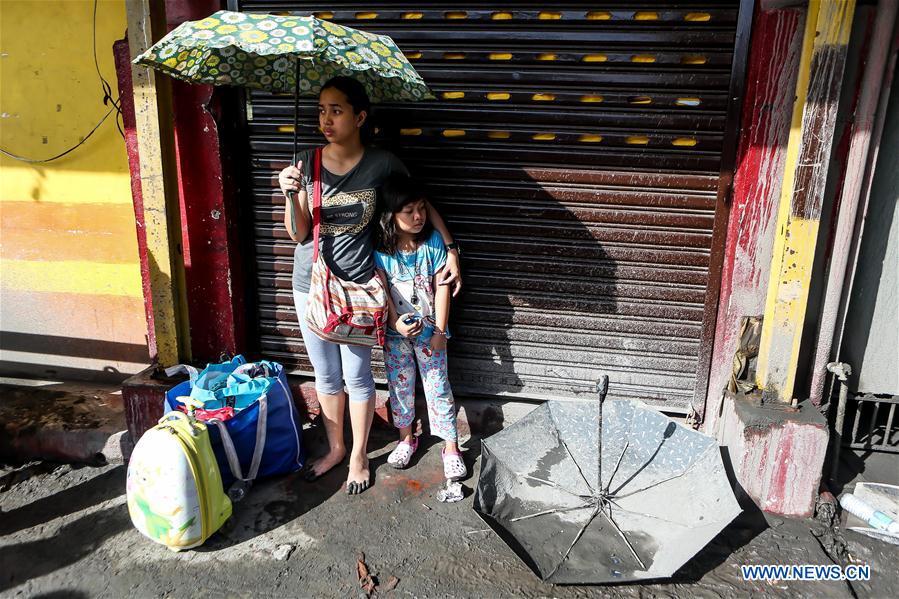 PHILIPPINES-TAAL VOLCANO-EVACUEES