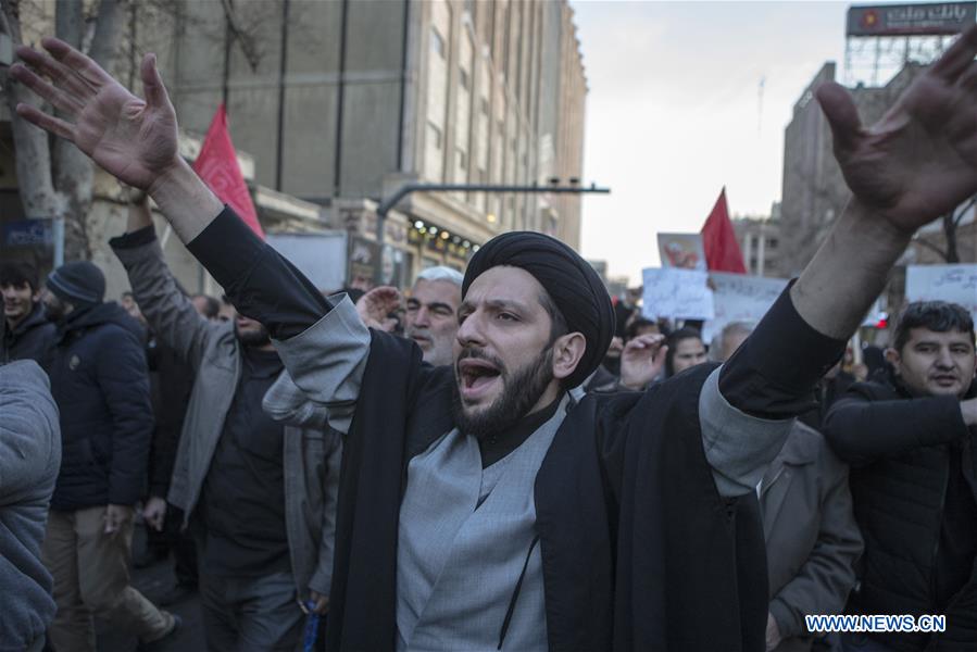 IRAN-TEHRAN-BRITISH EMBASSY-PROTEST