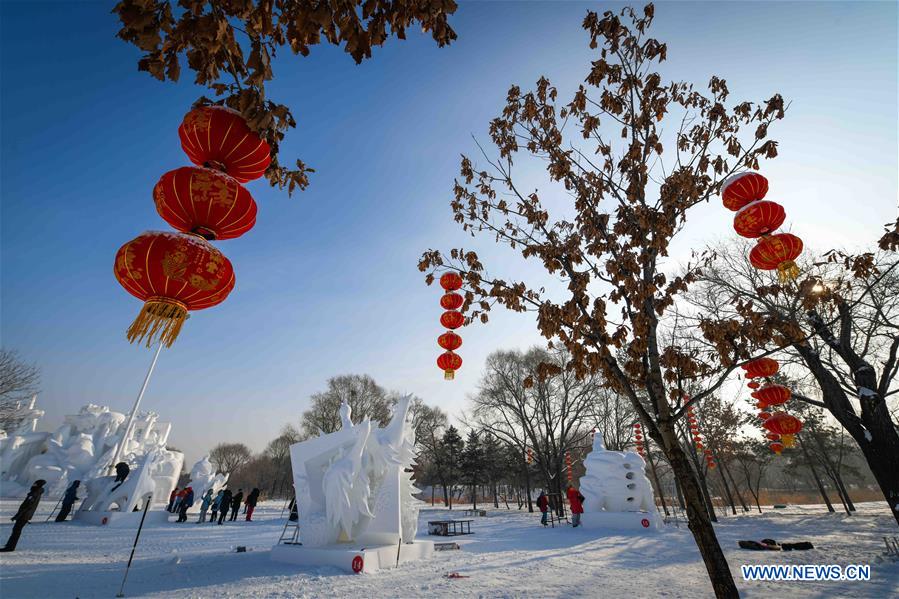 CHINA-HEILONGJIANG-HARBIN-SNOW SCULPTURE COMPETITION-CONCLUSION (CN)