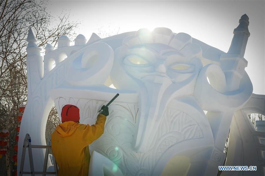 CHINA-HEILONGJIANG-HARBIN-SNOW SCULPTURE COMPETITION-CONCLUSION (CN)