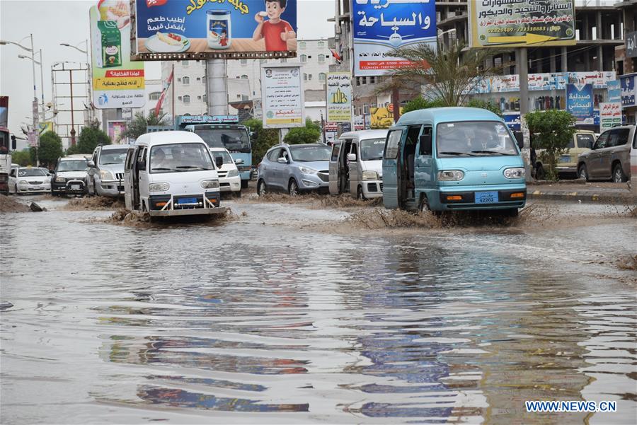 YEMEN-ADEN-HEAVY RAIN-FLOOD