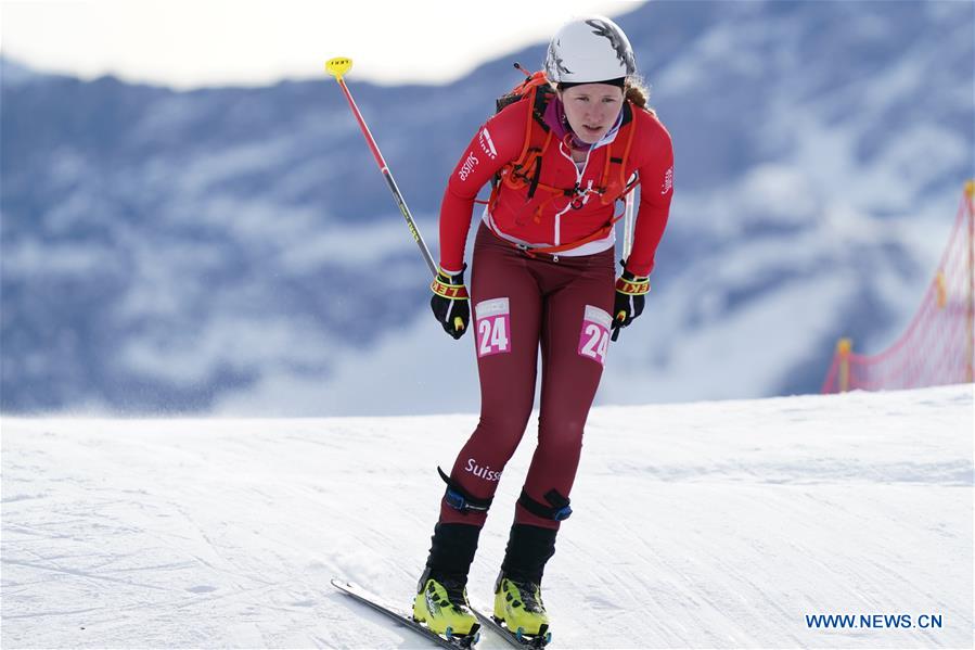 (SP)SWITZERLAND-VILLARS-WINTER YOG-SKI MOUNTAINEERING-SPRINT