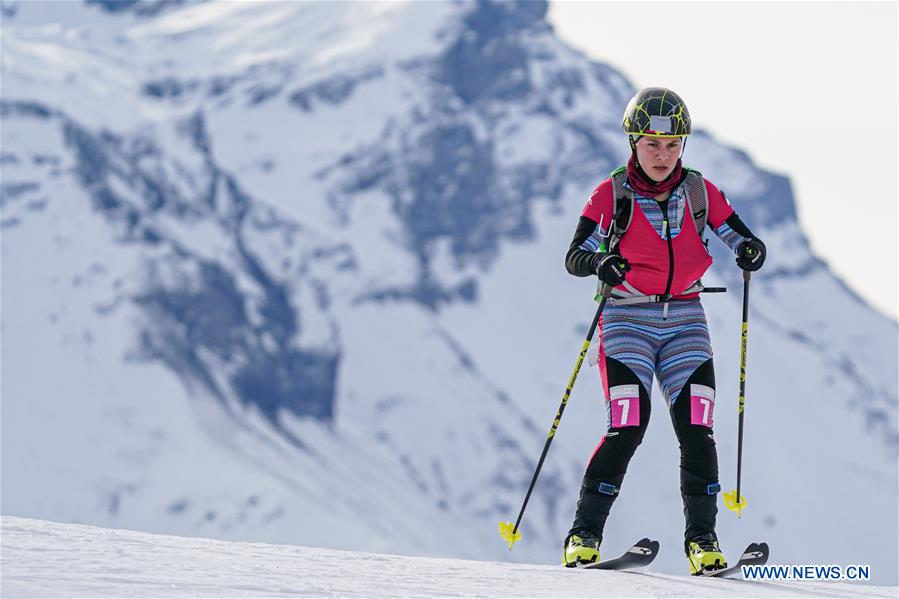 (SP)SWITZERLAND-VILLARS-WINTER YOG-SKI MOUNTAINEERING-SPRINT