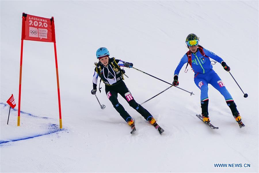 (SP)SWITZERLAND-VILLARS-WINTER YOG-SKI MOUNTAINEERING-SPRINT