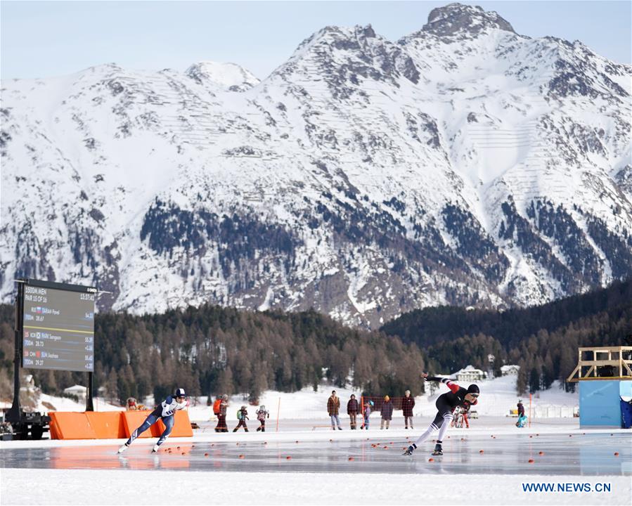 (SP)SWITZERLAND-ST. MORTIZ-WINTER YOG-SPEED SKATING-MEN'S 1500M
