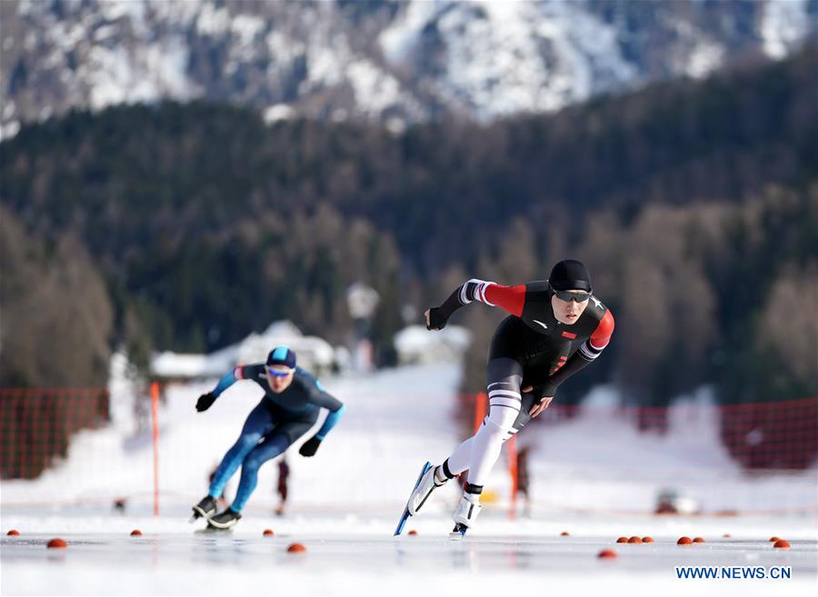 (SP)SWITZERLAND-ST. MORTIZ-WINTER YOG-SPEED SKATING-MEN'S 1500M