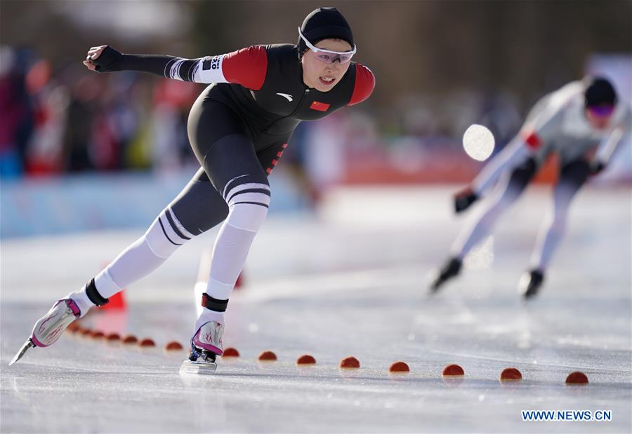 (SP)SWITZERLAND-ST. MORTIZ-WINTER YOG-SPEED SKATING-WOMEN'S 1500M