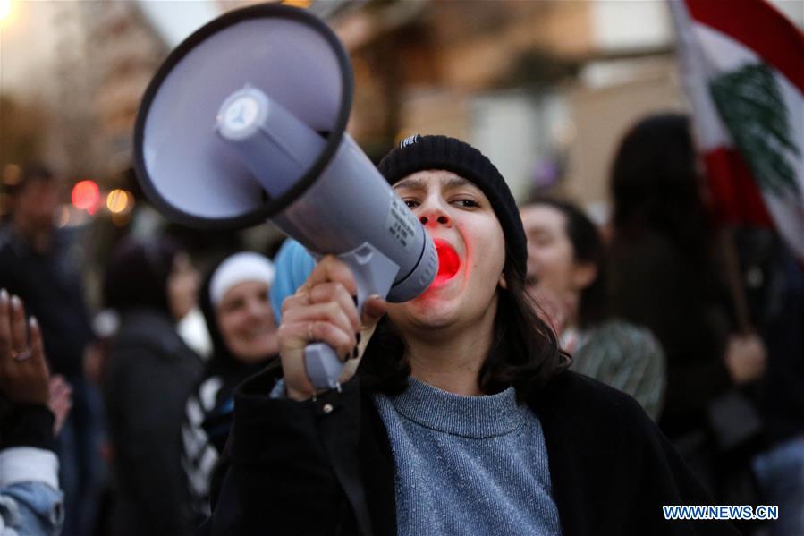 LEBANON-BEIRUT-PROTEST-PM-CABINET-FORMING