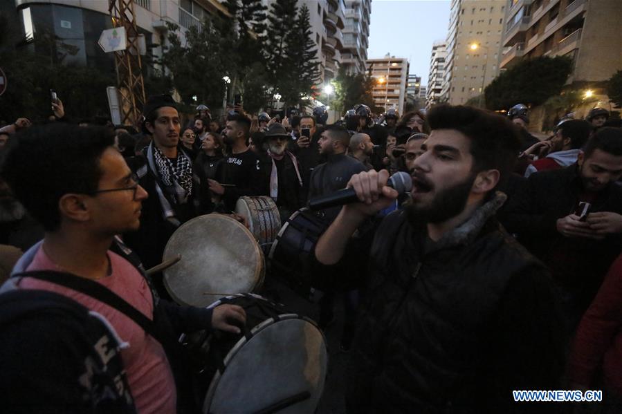 LEBANON-BEIRUT-PROTEST-PM-CABINET-FORMING