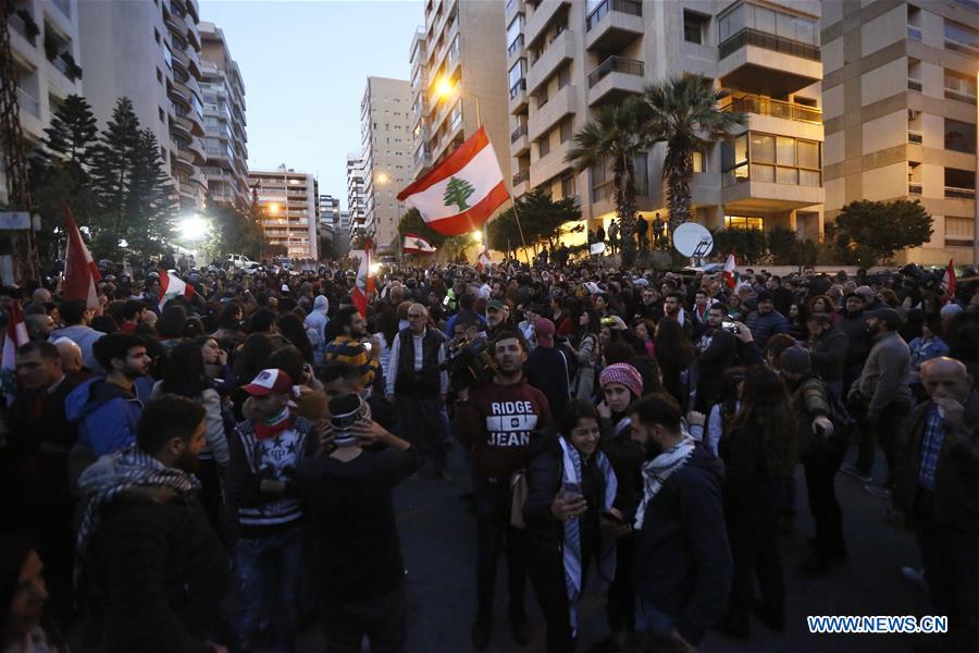 LEBANON-BEIRUT-PROTEST-PM-CABINET-FORMING