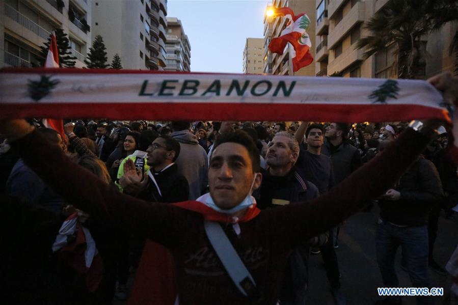 LEBANON-BEIRUT-PROTEST-PM-CABINET-FORMING