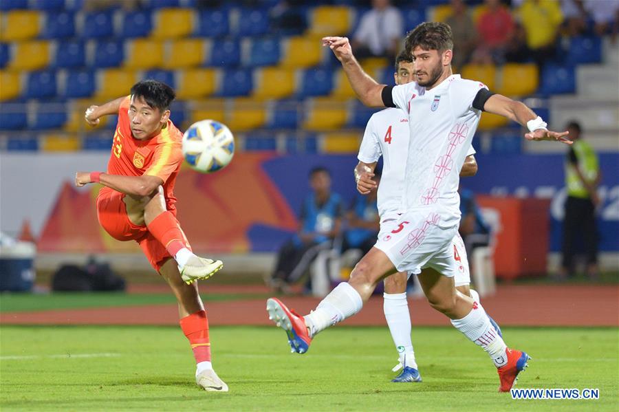 (SP)THAILAND-SONGKHLA-FOOTBALL-AFC U23 CHAMPIONSHIP-CHN VS IRA