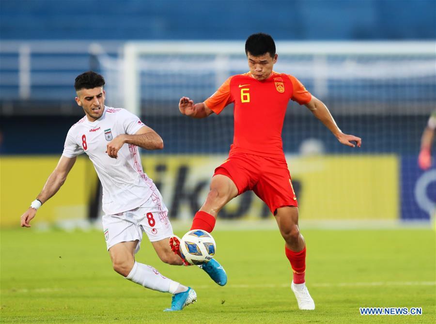 (SP)THAILAND-SONGKHLA-FOOTBALL-AFC U23 CHAMPIONSHIP-CHN VS IRA