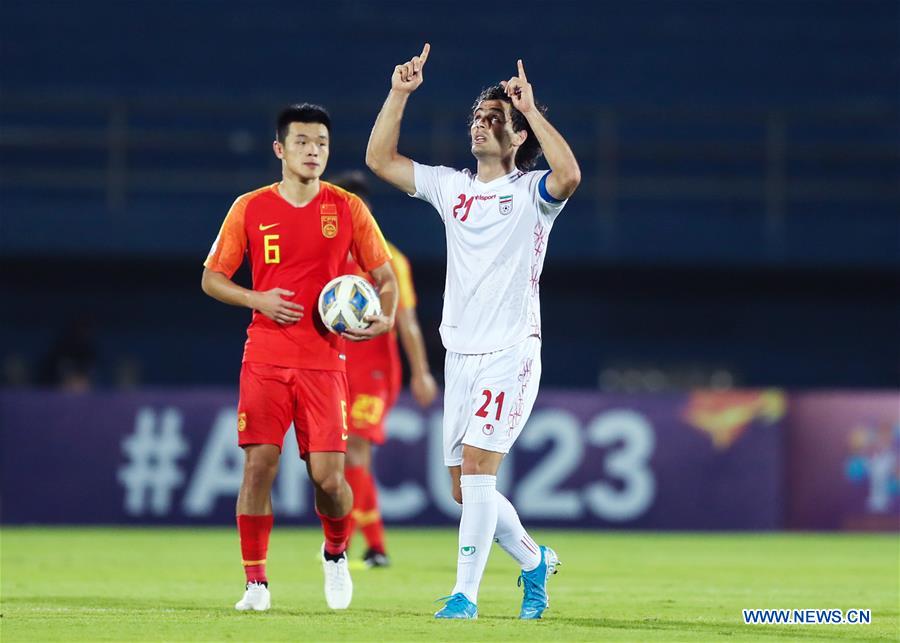 (SP)THAILAND-SONGKHLA-FOOTBALL-AFC U23 CHAMPIONSHIP-CHN VS IRA