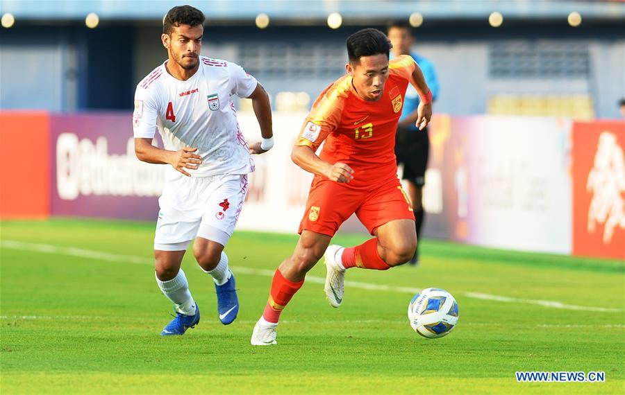 (SP)THAILAND-SONGKHLA-FOOTBALL-AFC U23 CHAMPIONSHIP-CHN VS IRA