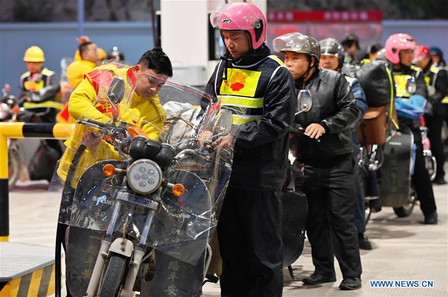 CHINA-FUJIAN-SPRING FESTIVAL-TRAVEL RUSH-MOTORBIKE FLEETS (CN)