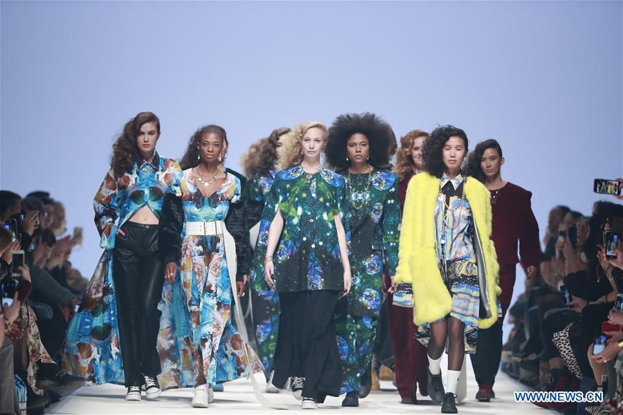 Creations by Louis Vuitton presented during Paris Fashion Week - Xinhua