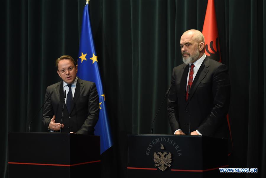 ALBANIA-TIRANA-EU-MEMBERSHIP TALKS