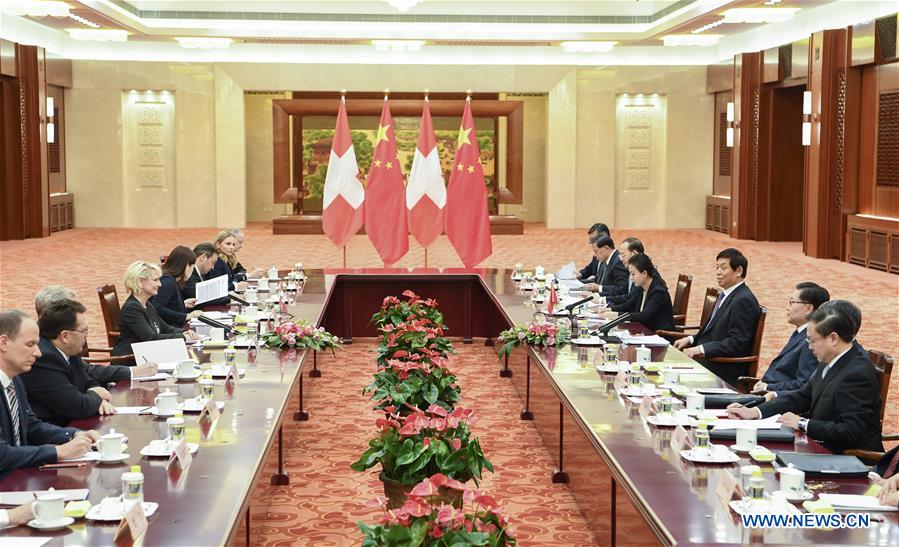 CHINA-BEIJING-LI ZHANSHU-SWITZERLAND-TALKS (CN)