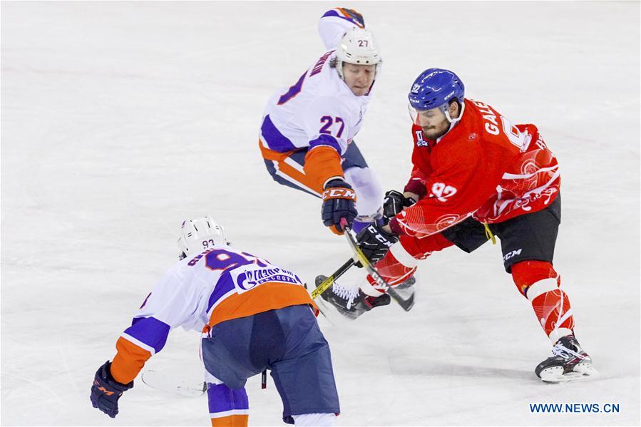 (SP)CHINA-JILIN-ICE HOCKEY-SILK ROAD SUPREME LEAGUE