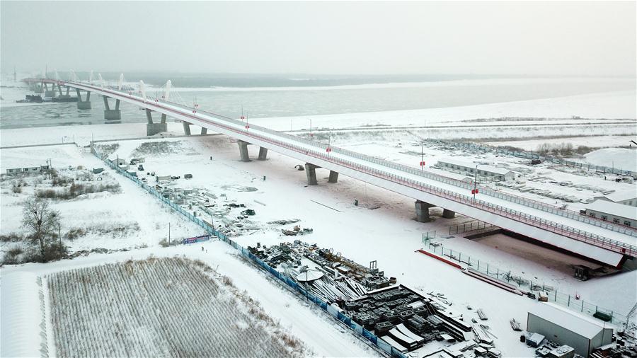 CHINA-HEILONGJIANG-RUSSIA-HIGHWAY BRIDGE-READY FOR OPENING (CN)