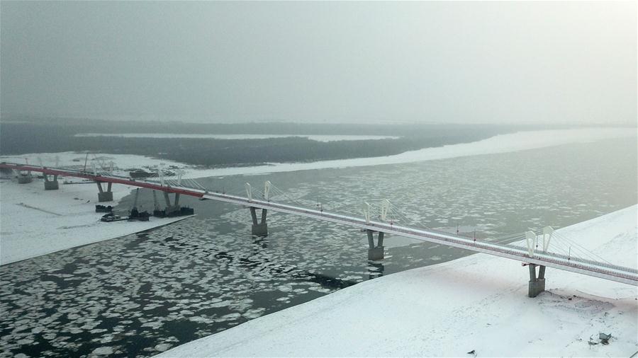 CHINA-HEILONGJIANG-RUSSIA-HIGHWAY BRIDGE-READY FOR OPENING (CN)
