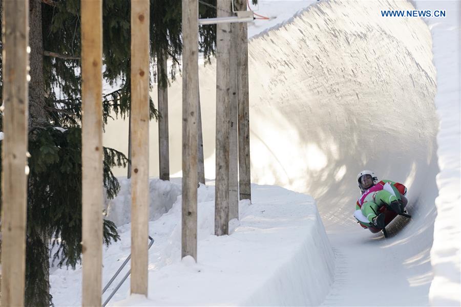 (SP)SWITZERLAND-ST. MORITZ-WINTER YOG-LUGE-MEN'S DOUBLES