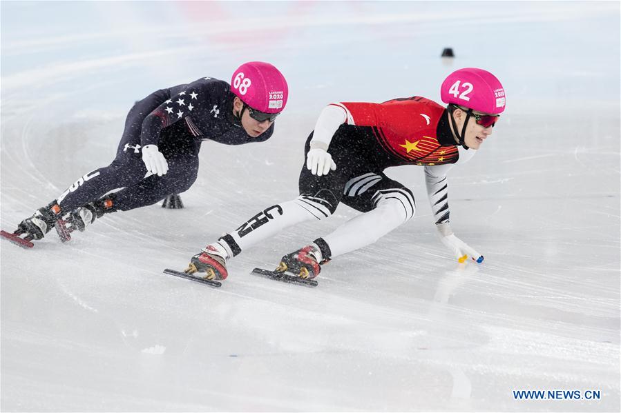 (SP)SWITZERLAND-LAUSANNE-WINTER YOG-SHORT TRACK-MEN'S 1000M
