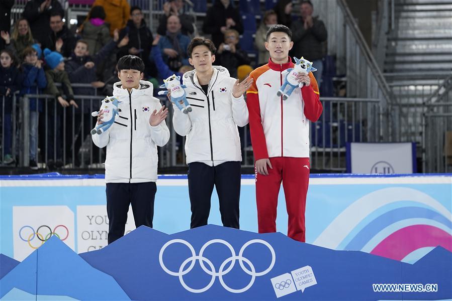 (SP)SWITZERLAND-LAUSANNE-WINTER YOG-SHORT TRACK-MEN'S 1000M