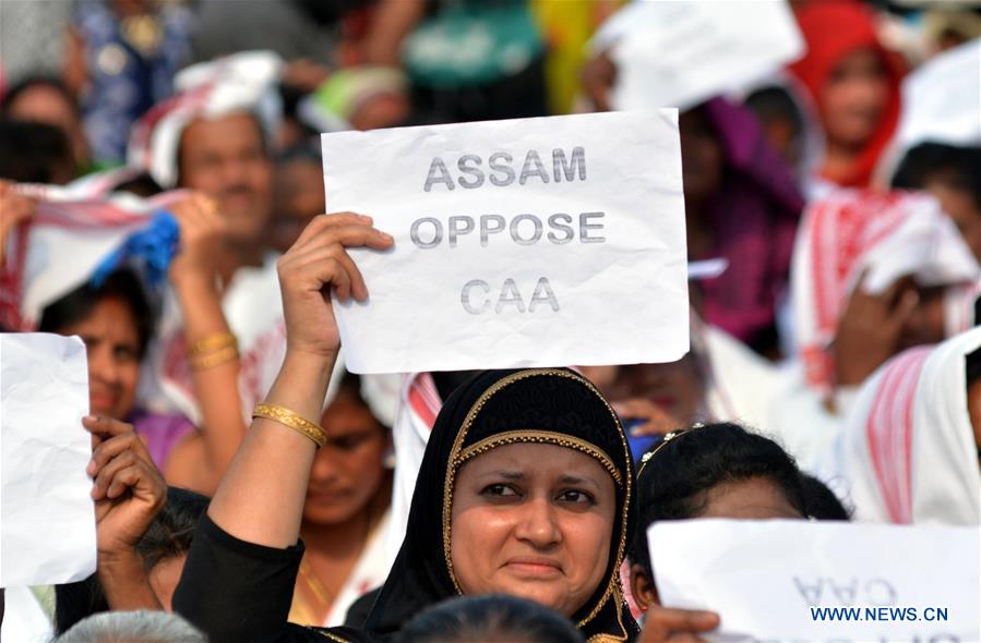 INDIA-ASSAM-PROTEST-NEW CITIZENSHIP ACT