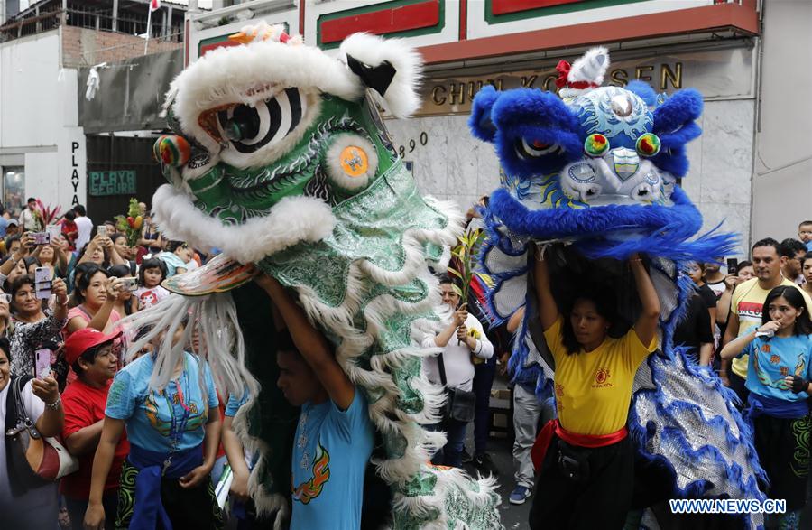 PERU-LIMA-CHINESE SPRING FESTIVAL-CELEBRATIONS