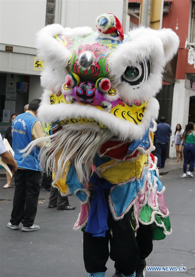 PERU-LIMA-CHINESE SPRING FESTIVAL-CELEBRATIONS