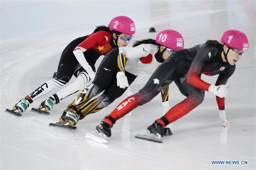 (SP)SWITZERLAND-LAUSANNE-WINTER YOG-SHORT TRACK SPEED SKATING-WOMEN'S 1000M