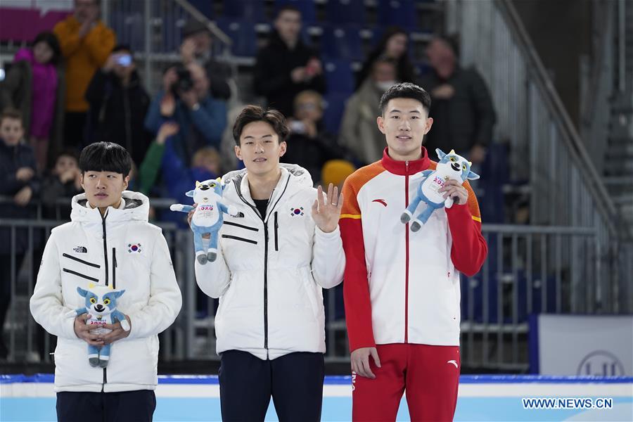 (SP)SWITZERLAND-LAUSANNE-WINTER YOG-SHORT TRACK SPEED SKATING-MEN'S 1000M