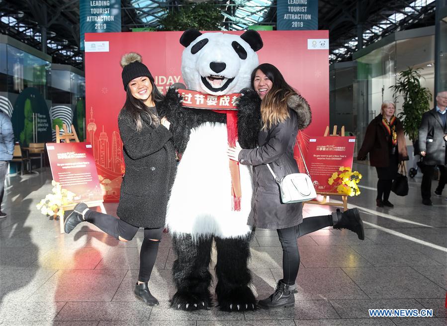 IRELAND-DUBLIN-CHENGDU-EXHIBITION-OPENING CEREMONY