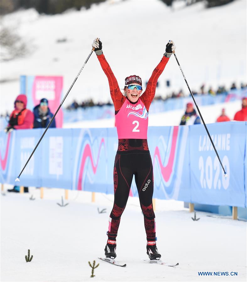 (SP)SWITZERLAND-LE CHENIT-WINTER YOG-CROSS-COUNTRY SKIING-WOMEN'S SPRINT FREE