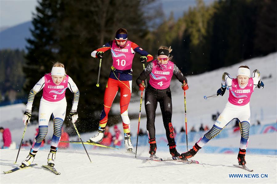 (SP)SWITZERLAND-LE CHENIT-WINTER YOG-CROSS-COUNTRY SKIING-WOMEN'S SPRINT FREE