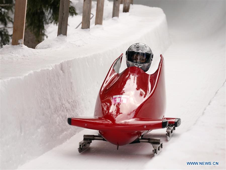 (SP)SWITZERLAND-ST. MORITZ-WINTER YOG-BOBSLEIGH-WOMEN'S MONOBOB