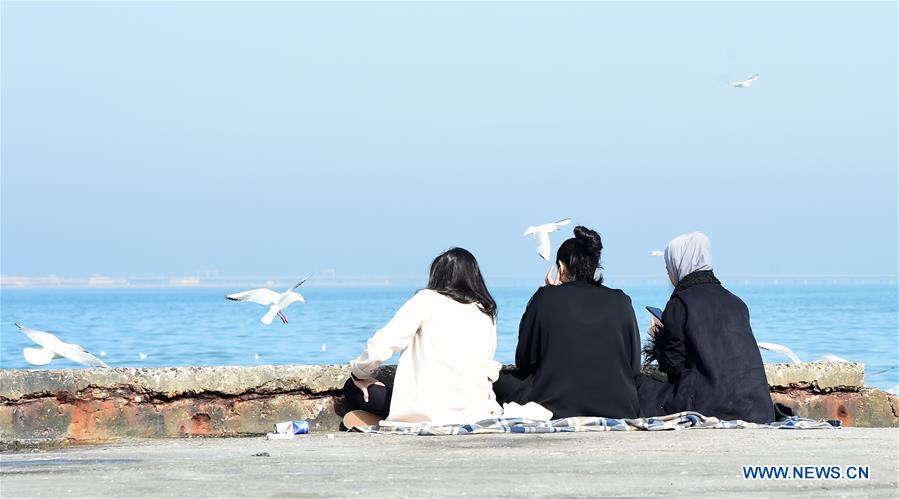 KUWAIT-KUWAIT CITY-BEACH SCENERY